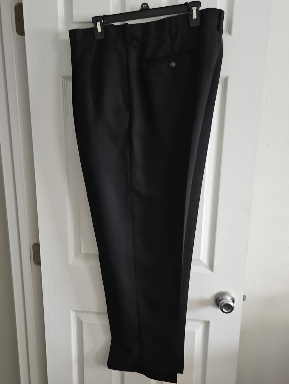 CROFT&BORROW Men's Black Dress Pants - Classic Formal Trousers